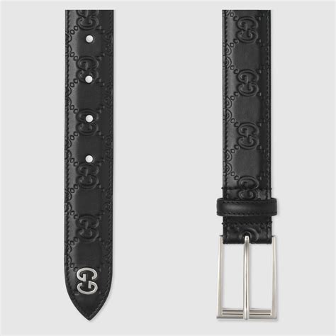 Gürtel Gucci Signature GG Leder 